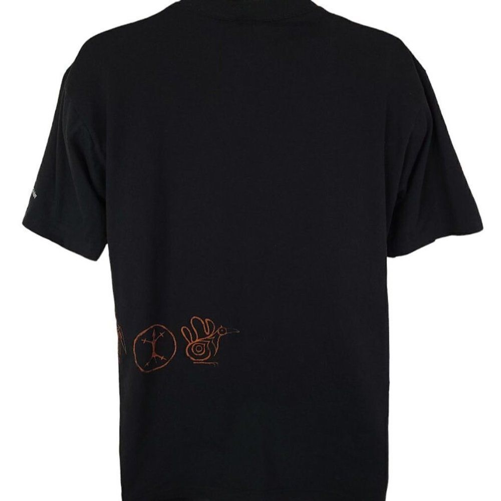 Grizzly Bear T Shirt Vintage 80s Native American Art Cliff Bonamie Made In USA - Picture 3 of 9